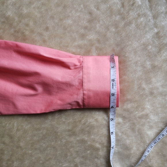 Le Château Salmon Pink Slim Fit Men's shirt - Picture 6 of 14